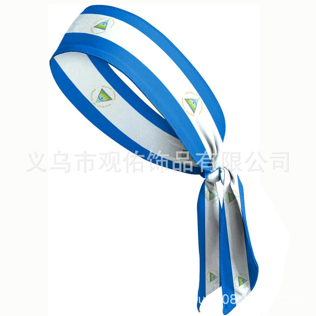 American Flag Independence Day Headband Sporty Elastic Headband, Women's Fashionable Crisscross Wide Headband Hair Accessory
