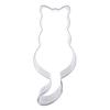 1PC Stainless Steel Cookie Cutter Cat Shadow Cake Biscuts Cutter Fondant DIY Mold