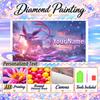 Personalized espeon Diamond Art Custom Name 5D Diamond Painting Full Drill DIY Craft