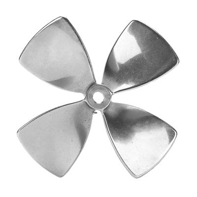 RC Boat Propeller CNC Machining 316 Stainless Steel 4 Blades Propeller for Freshwater Seawater