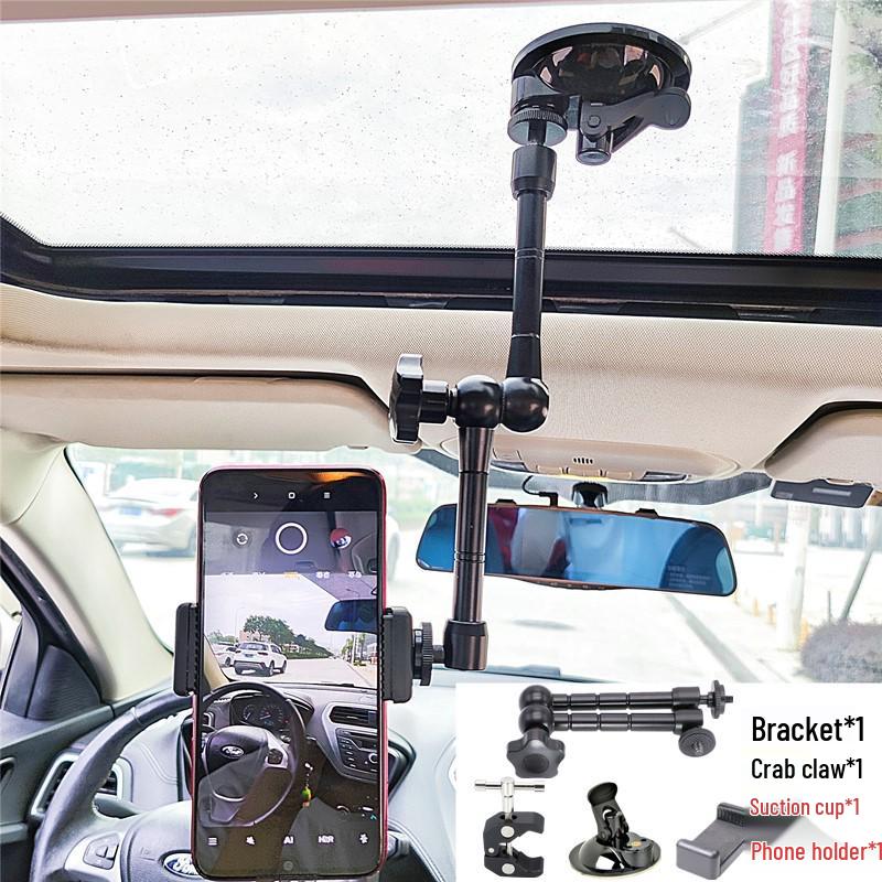 Car Interior Phone Mount for Recording Driving View