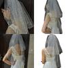 Short Wedding Veil for Bride White Bridal Veil Bachelorette Party Veil Headpiece Engagement Event Formal Veil Headdress
