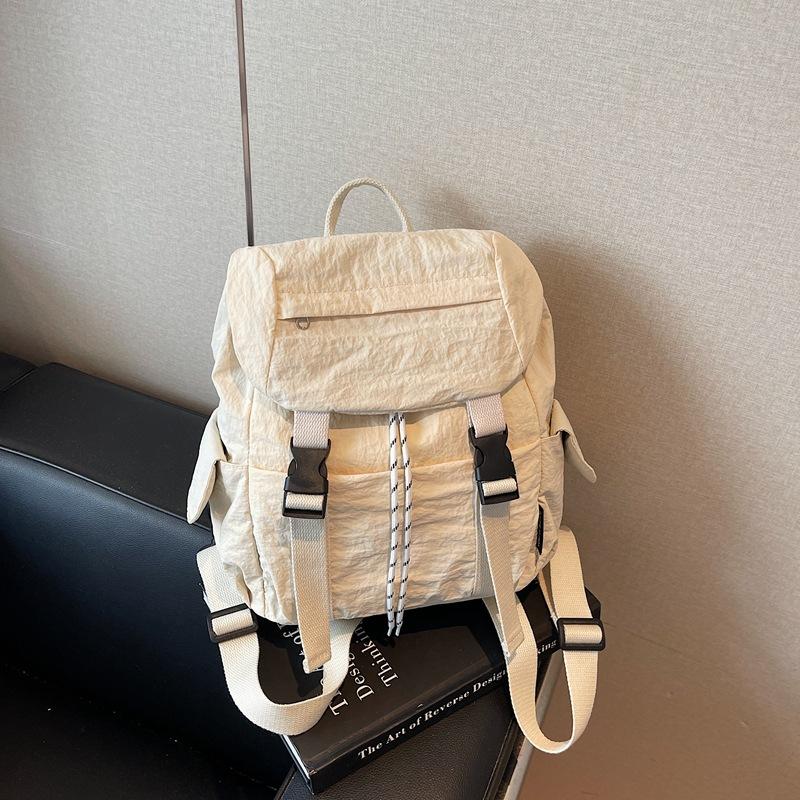 Schoolbag Design Sense Backpack Women's 1011 New Go Out Lightweight Schoolbag Fashionable Waterproof High Sense Sports Simple Backpack