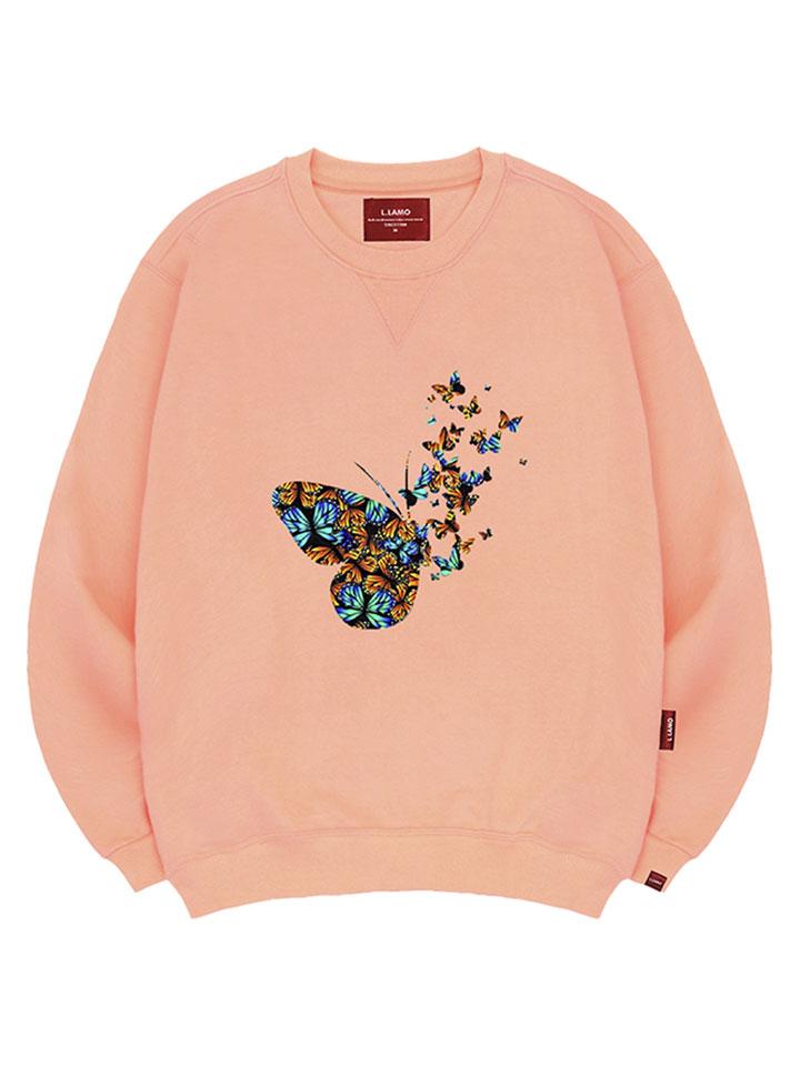 Ellamo Butterfly Sweatshirt Unisex Plus Size S~4Xl (Type B)
