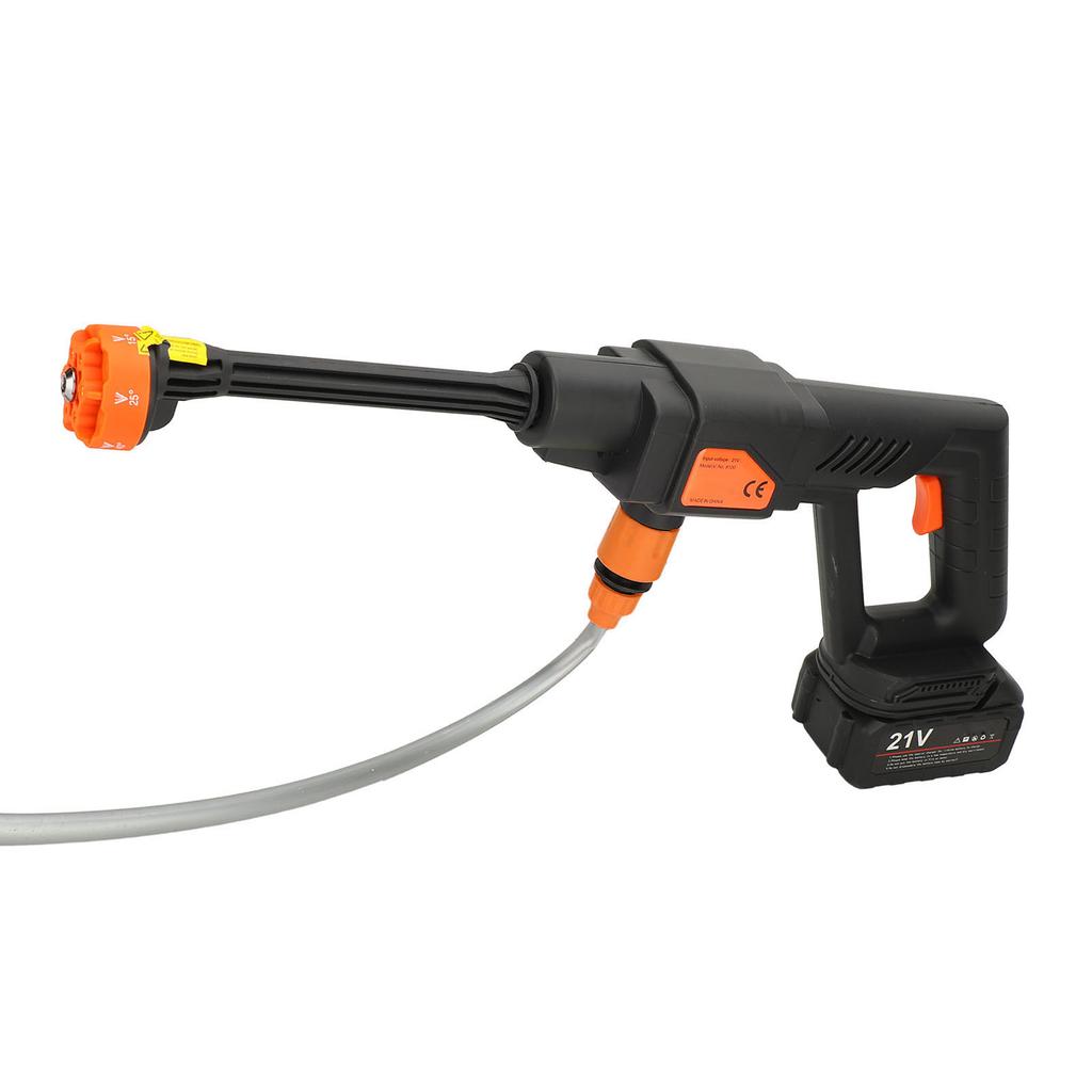 Cordless Pressure Washer 21V Lithium Battery Power Washer Portable Car Pressure Washer with 6 In 1
