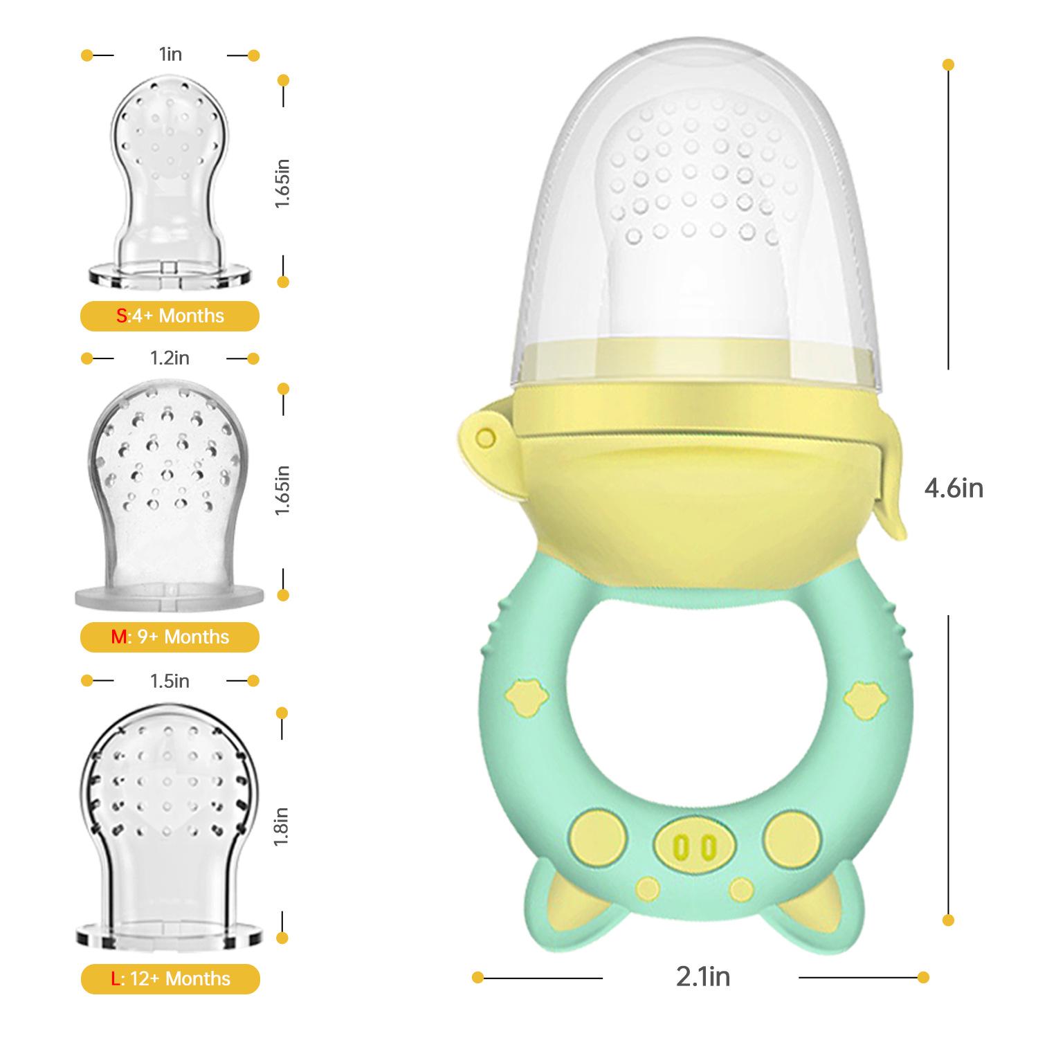 

Силіконовий дитячий фруктовий ніблер та прорізувач