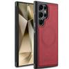 EUCAGR Luxury PU Leather Magnetic Wireless Charging Phone Case For Samsung Galaxy S26 Ultra/S25/S24/S23/S22/S21/S20FE Back Cover