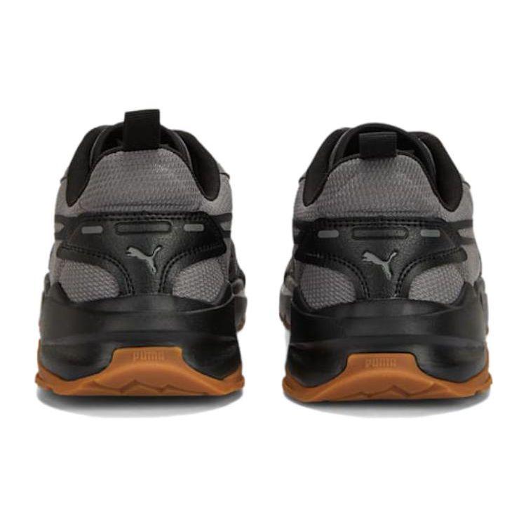 Puma Stride Breathable Comfortable Fabric Shock Absorbing Non-Slip Wear-Resistant Low-Top Casual Running Shoes Men Sneaker Gray 389422-04