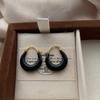 Classic Versatile Ring Earrings, Ear Buckles, Light Luxury, Simple Personality, Not Picky, High-End Autumn And Winter Earrings
