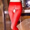 Womens Sexy Stockings Open Crotch Oil Shiny Glossy Pantyhose Seamless High-Density 912 Needle High Elastic Ultra-Thin Sockings