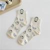 Women's Cute 3D Anime Mid-Tube Cotton Socks - Trendy Sports Design