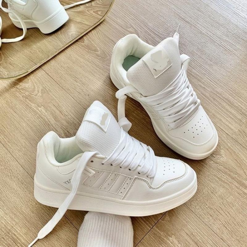Platform Bread Shoes Women's Spring New Student Versatile Sports Shoes Casual Board Shoes