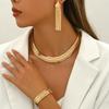 3pcs Jewelry SetPlated Classic Punk Style, Iron Metal, Daily & Party Wear, Versatile for All Seasons