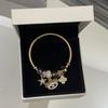 Fashion Demon Eye Pendant Bracelet Stainless Steel Enamel Star Clover For Women And Men