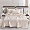 Baizien Mugwort Knitted Cotton Summer Quilt