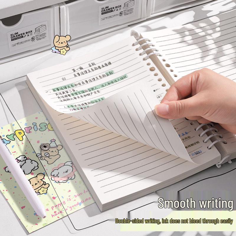 Premium A5 Detachable Soft Shell PVC Binder Notebook for Students