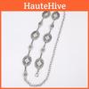 Waist Metal Silver Chain For Women With Retro Carved Buckle For Spring Fall And