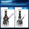 Cooling System 30000LM  H3 Car LED Headlight Bult in Driver High Quality 3570 CSP Chips LED Bulbs
