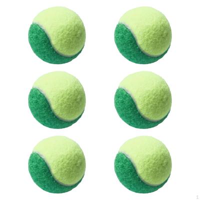 6 Tennis Training for Kids 2.52 Inch Diameter Practice Beginners Sports