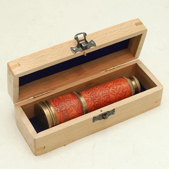 Brass Telescope Dollond London 1920s Style, Nautical Decor