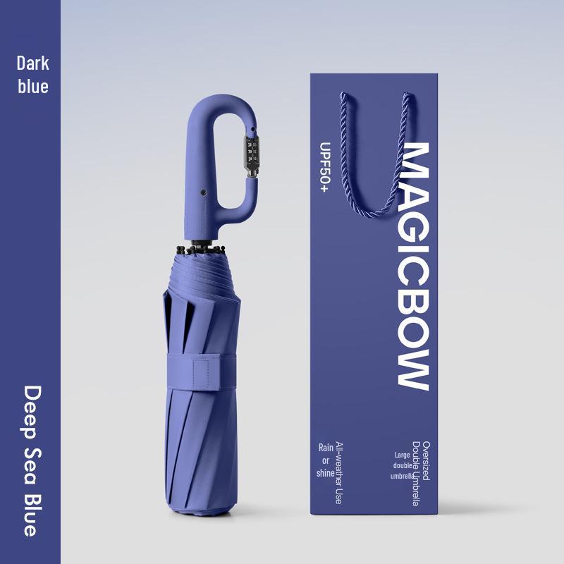 New Arrival Auto Open Password Lock Umbrella – Secure & Anti-Lost for Men & Women, Customizable for Advertisements
