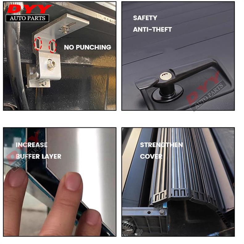 Cross-Border Ranger Pickup Rear Roller Shutter Cover for T6-T9 Models, Suitable for 12-25