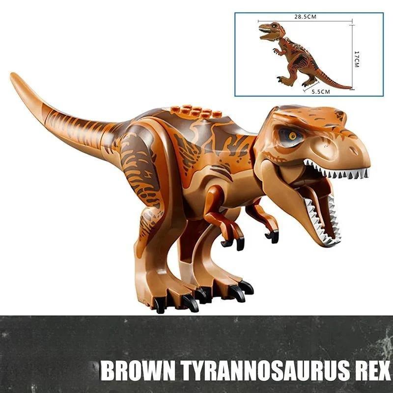 Lumi Jurasice Figurine Dinozauri Mari Cărămizi Blocuri de Construcție Velociraptor T-Rex Triceratops Indominus Rex Jucării Pentru Copii