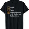 Single AF Funny Singles Awareness Day Anti-Valentine T-Shirt T-Shirt