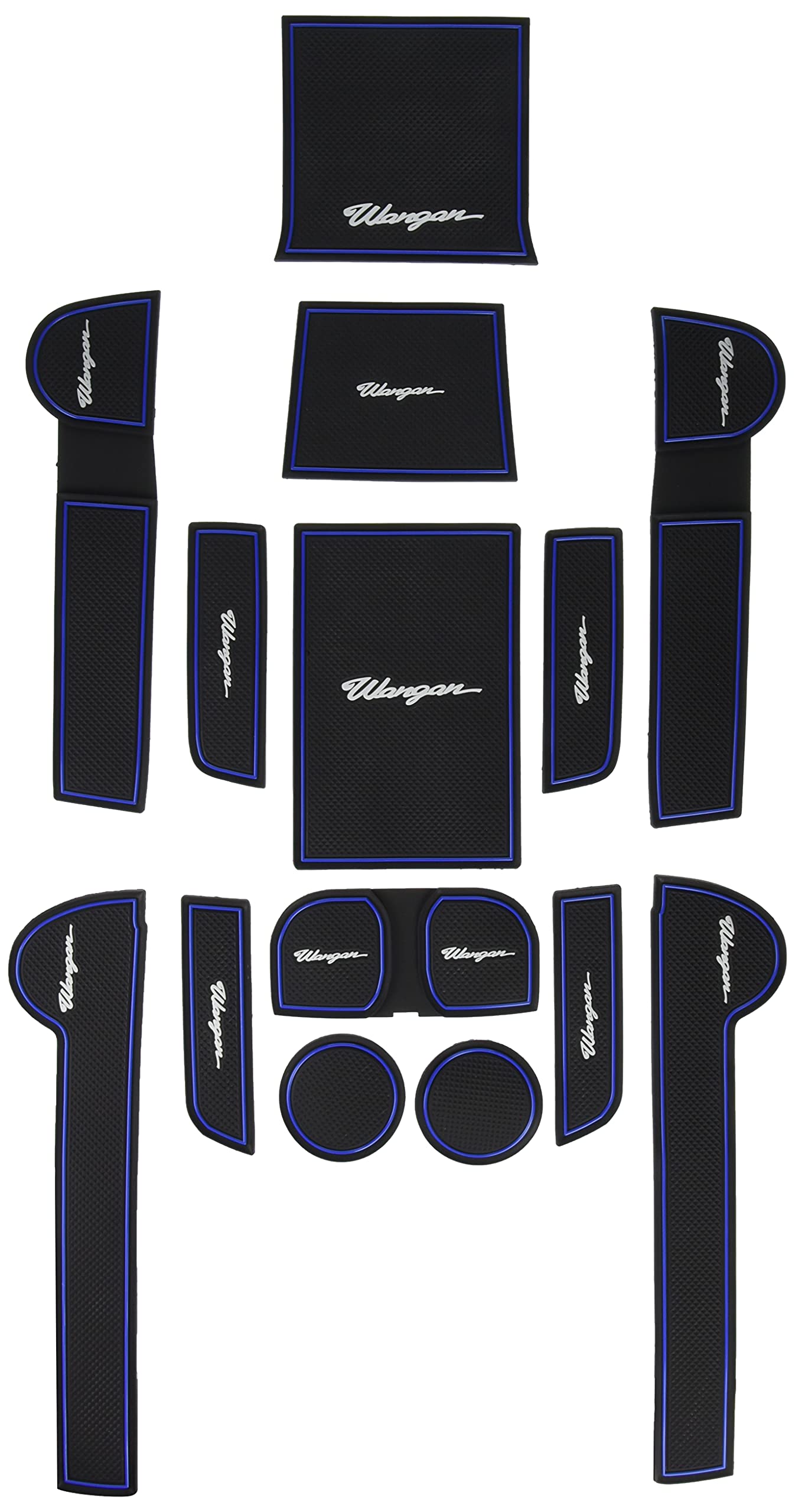 

Wangan Pocket Rubber RM130007 Mat, Rubber, Blue, BR/BM,