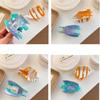 Personalized Hairpin Ocean Fish Hair Claw Acetate Acetic Acid Marine Animals Hair Clip Geometry Colorful Fish Grab Clip Female