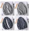 Men's Long-Sleeve Plaid Shirt - Trendy Hong Kong & Korean Style, Lightweight, Casual, Versatile Jacket for Spring & Autumn