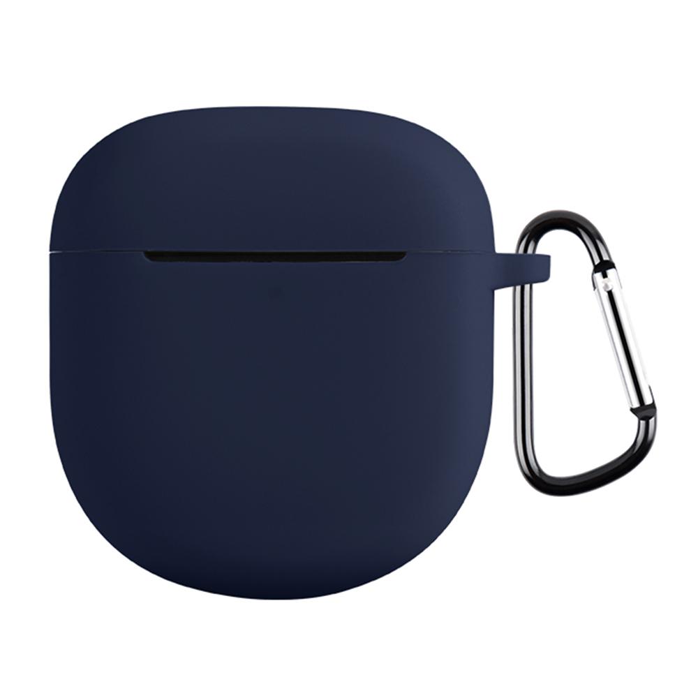 For Bose QuietComfort 2/Ultra Silicone Case Wireless Earphone Anti-Scratch Protective Cover with Carabiner