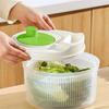 Large Manual Vegetable Spinner Dryer Multipurpose Fruit Washer With Storage Lid And Colander Quick Salad Prepar Kitchen Access