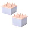 DIY Popsicle Mold with Lid BPA-free Plastic Ice Pop Maker for Homemade Treats Easy Release Dishwasher Safe Fun Summer Kitchen Tool for Kids