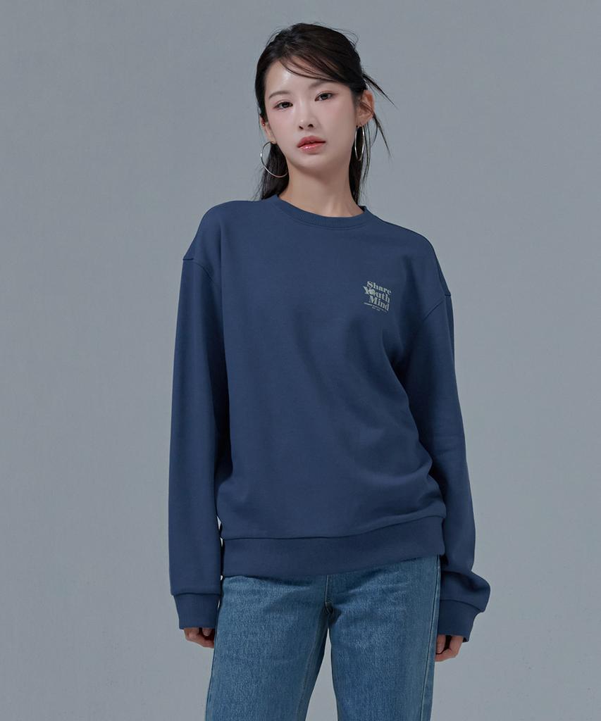 CHASECULT Unisex Chest Graphic Fleece Sweatshirt-Cfzu5106C0N