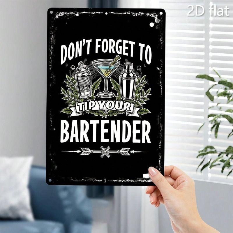 Wall Hanging Metal Sign Decorative Art 20x30cm