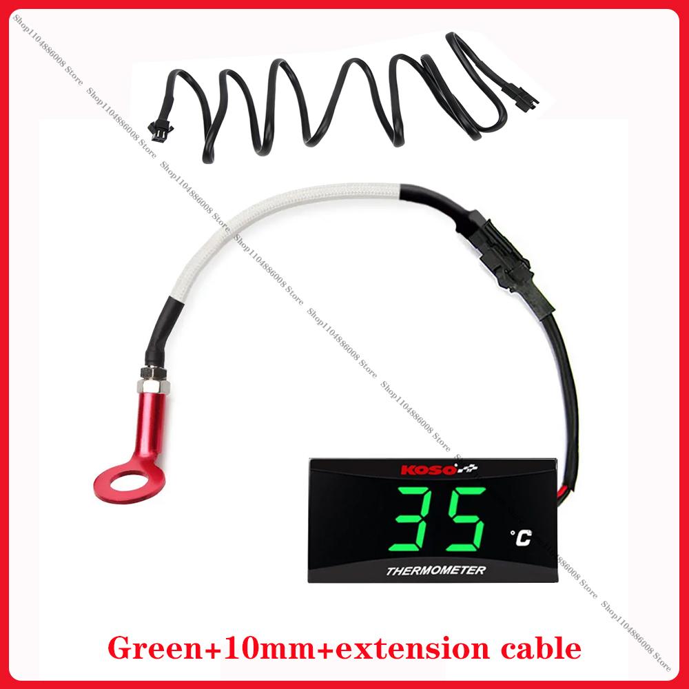 Motorcycle Temperature Measuring Instrument Koso Cylinder Head Temperature Sensor Water Temperature Gauge Oil Tempera Instrument