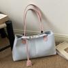 2026 New Fashion Summer Women's Shoulder Bag Large Capacity Simple Lazy Style Tote Bag Casual Magnetic Buckle Handbags