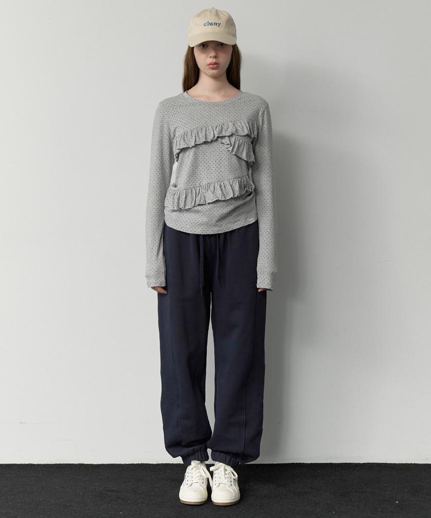CLUNY Sweat Jogger Pants - Navy