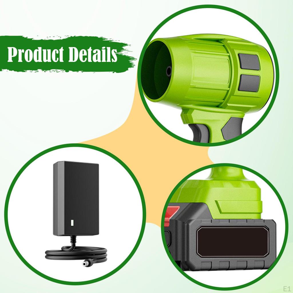 Cordless Leaf Blower Electric Air Duster for Drying Computer Keyboard Garden Style A