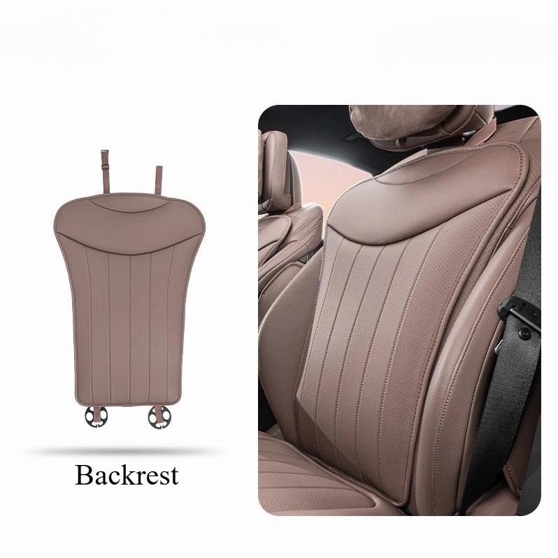 2025 Universal Car Seat Cushion Premium Breathable Perforated Design Four Seasons Cool Comfortable Chair Cover for Car Seats