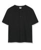 Beijiglabel Raon Waffle Henley Neck Short-Sleeve T-Shirt 3 Colors [Blsr_0001]