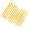14Pcs DIY Plastic Clay Sculpting Set Pottery Shaper Polymer Modeling Hand Tool(yellow)
