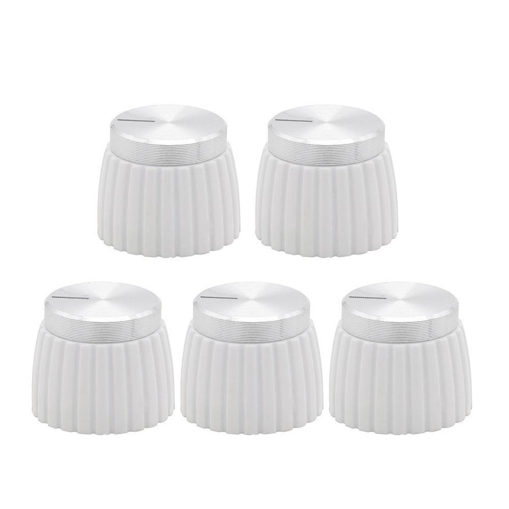 5Pcs Set Screw Fixed Effect Pedal Knob 20x16mm Amplifier Knob Replacement DJ Mixer Equipment