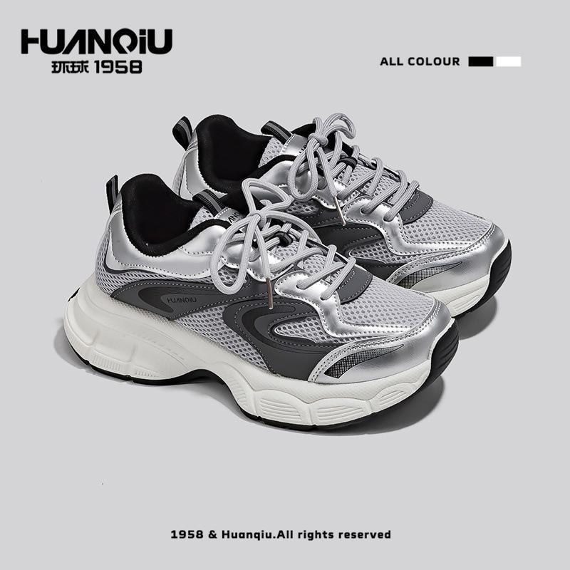 Global 22 summer new platform dad shoes sports leisure comfortable lace-up student shoes 35