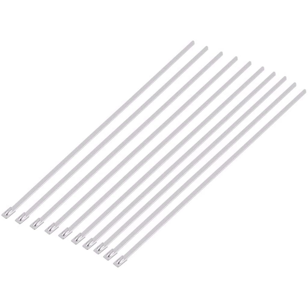 Exhaust Heat Wrap 2000℉ Black Car Exhaust Pipe Heat Insulation Wrap 50mm X 15m with 10 Stainless Steel Cable Ties Pipe Wrap