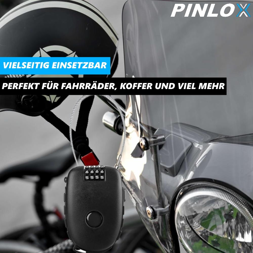 PINLOX Zamek kablowy zamek szyfrowy zamek linkowy rower rower koło skuter zamek lekki