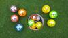 Chromax Metallic M5 Color Mix Golf Balls (Pack of 6) Assorted.