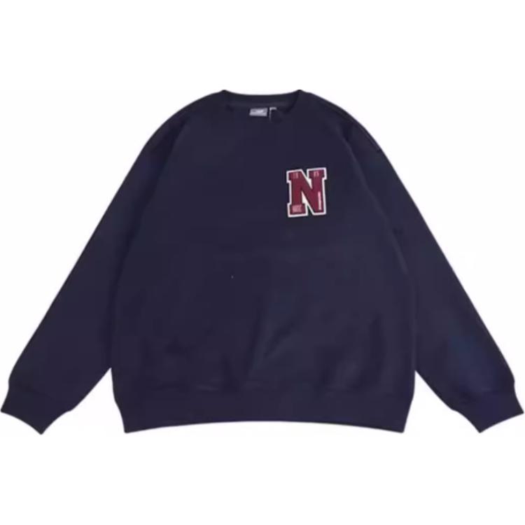 New Balance Athleisure Sweatshirt Men s Marine Blue NCD4E081-NV M