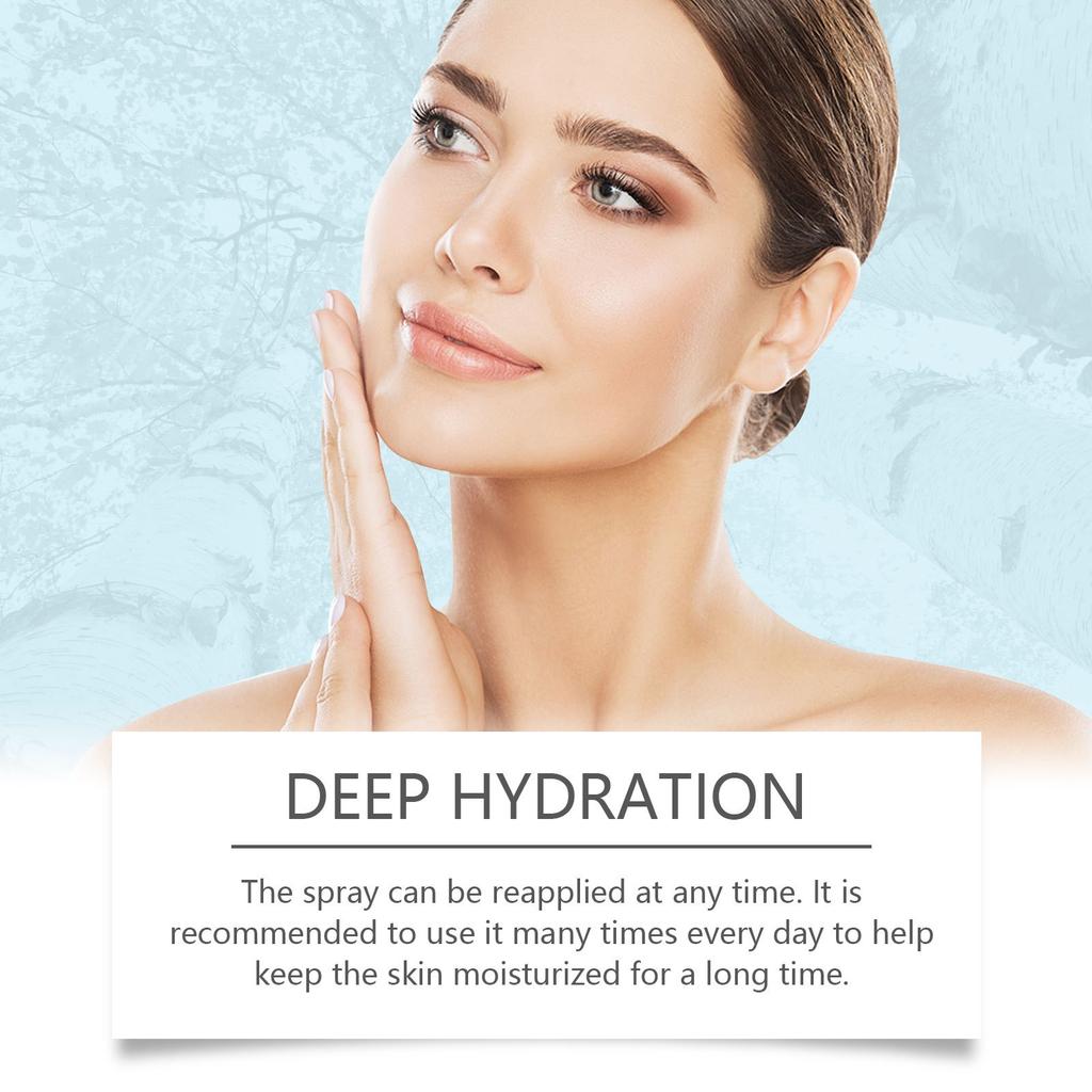 Birch Sap Spray Hydrating Nourishing Soothing Repairing Toner Pre-makeup Moisturizing Skin Care Spray 120ml